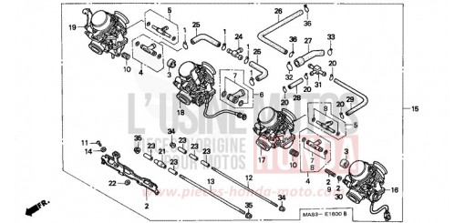 CARBURATORE (ASS.) CBR900RRX di 1999